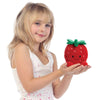 Aurora, 33573, Palm Pals Juicy Strawberry 5In, Soft Toy, Red
