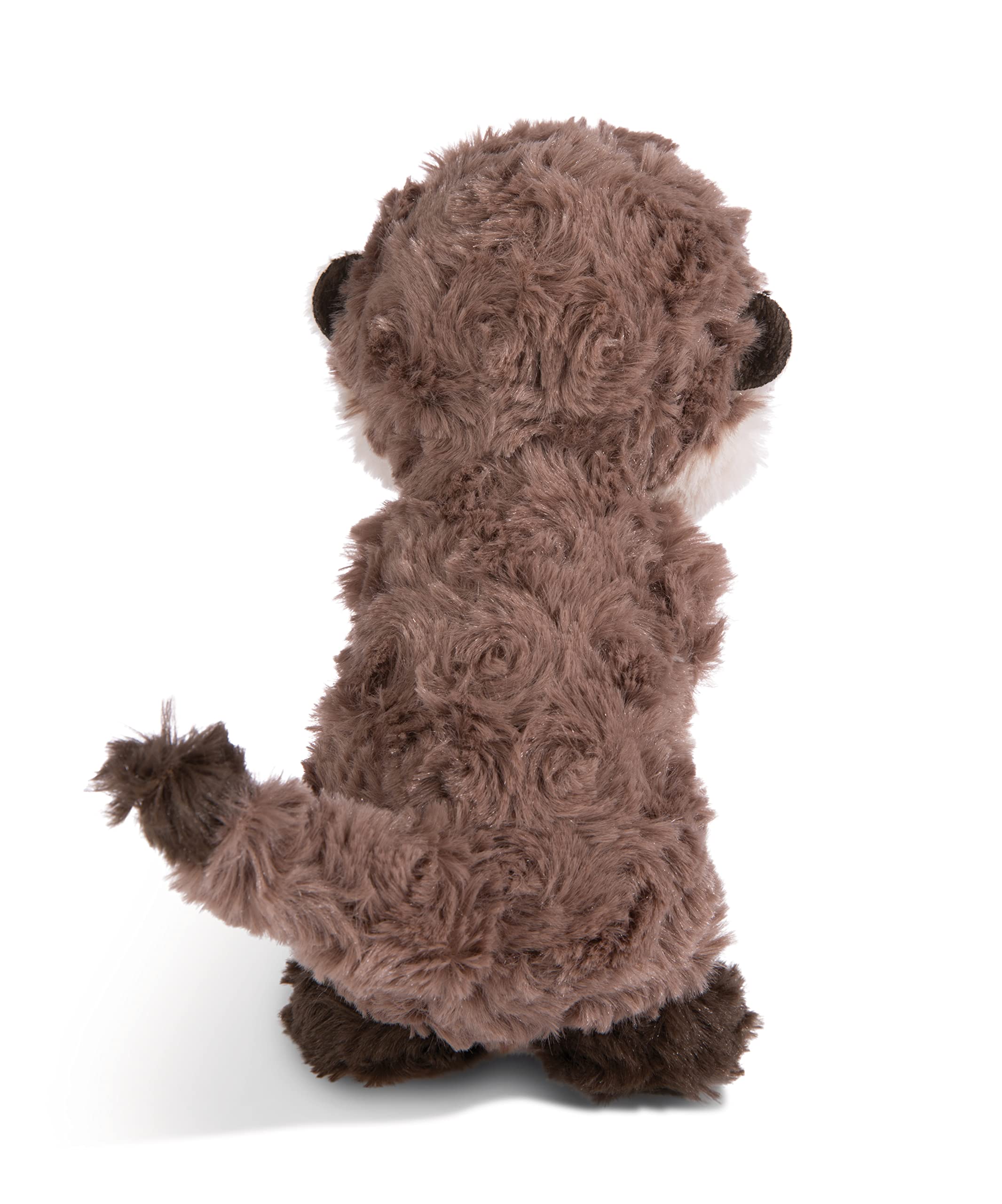 Nici 49156 Cuddly otter Oda 35cm grey dangling-Sustainable made plush, cute soft toy to cuddle and play with, for Children & adults, gift idea