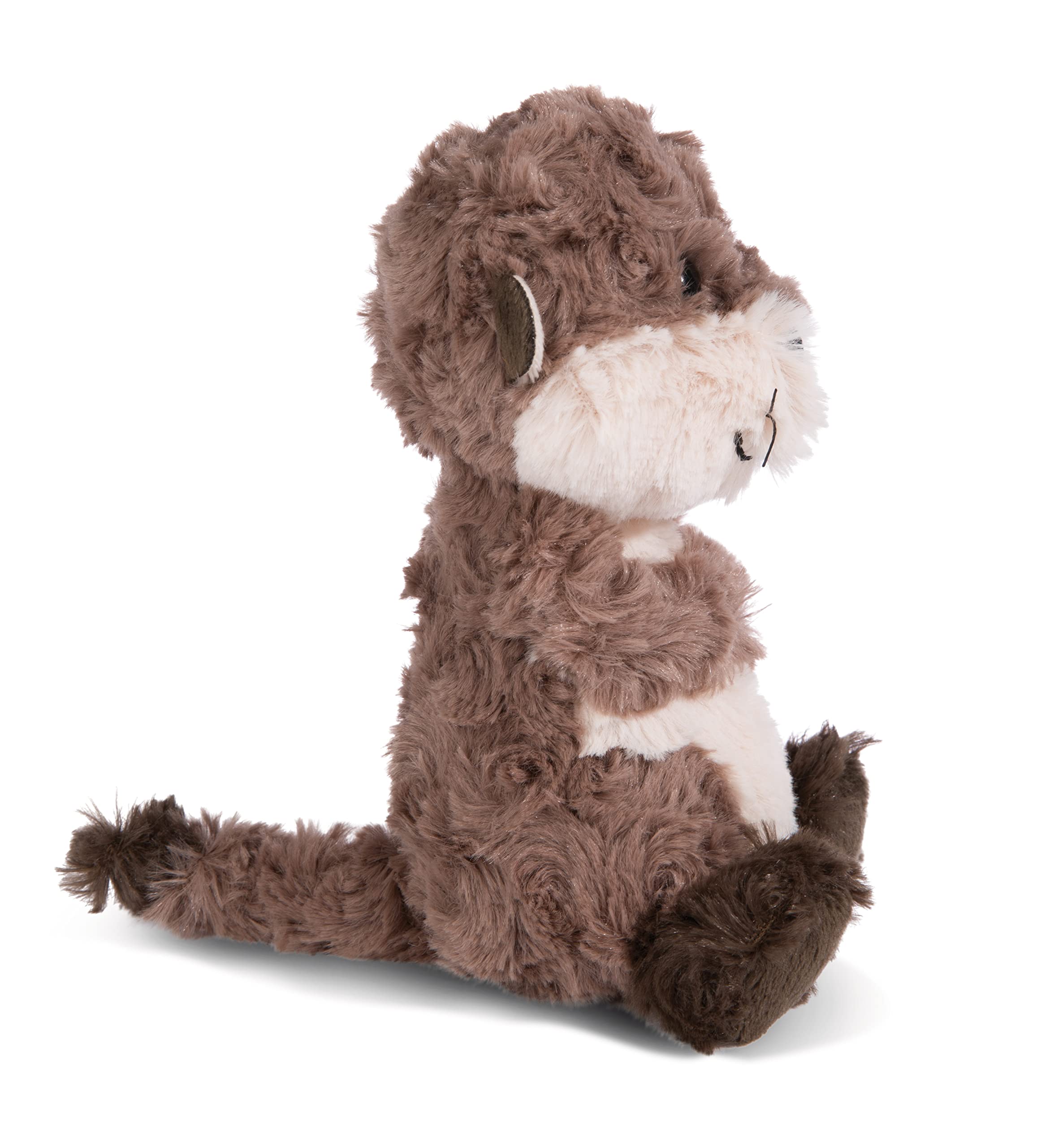 Nici 49156 Cuddly otter Oda 35cm grey dangling-Sustainable made plush, cute soft toy to cuddle and play with, for Children & adults, gift idea