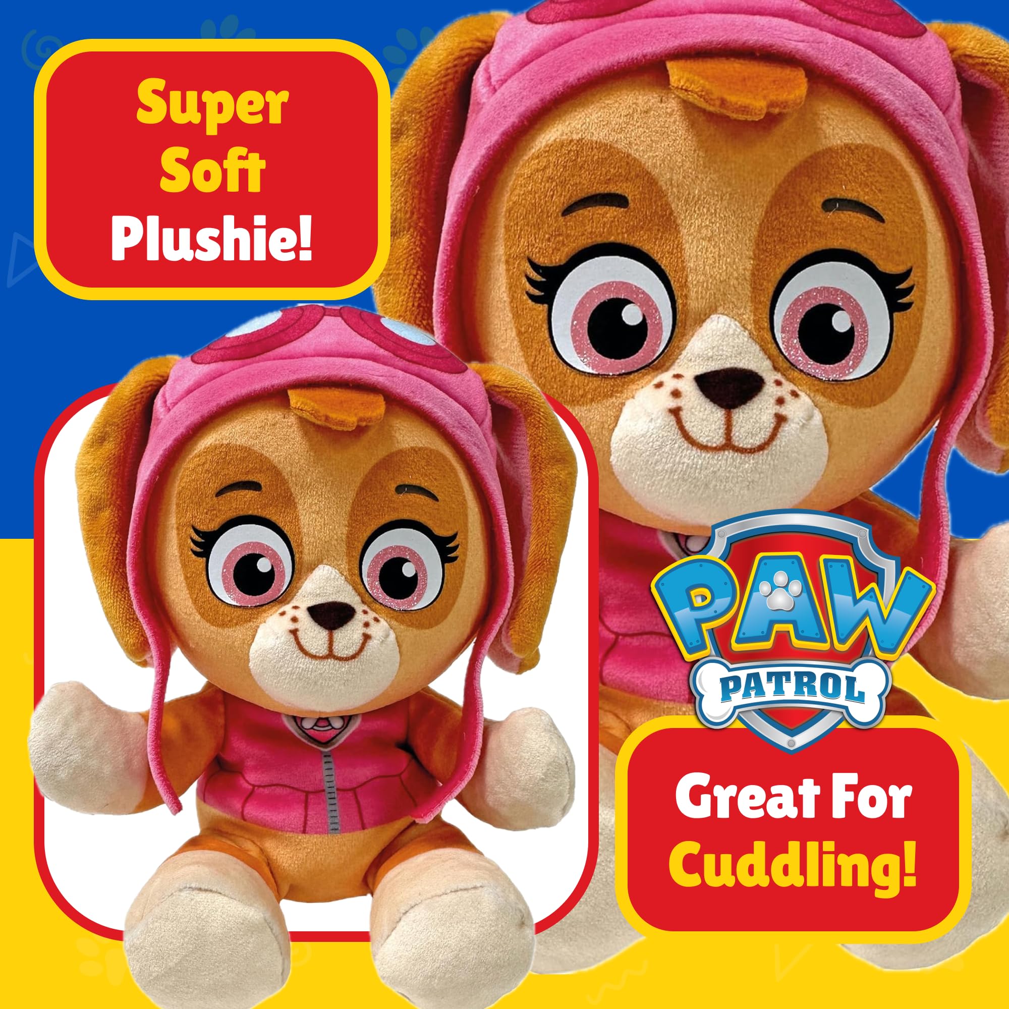 TY Skye Paw Patrol Soft Plush Toy for Kids, Cuddly Teddy, Collectible Stuffed Toy, Beanie Babies Range, Regular